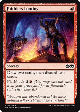 Faithless Looting (Ultimate Masters) Light Play