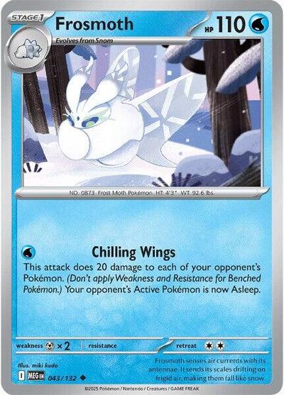 Frosmoth (ME01: Mega Evolution) Near Mint Reverse Holofoil