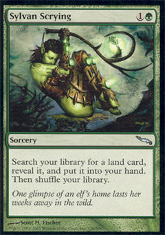 Sylvan Scrying (Mirrodin) Light Play