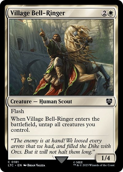 Village Bell-Ringer (Commander: The Lord of the Rings: Tales of Middle-earth) Light Play