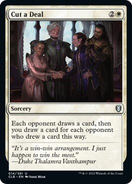 Cut a Deal (Commander Legends: Battle for Baldur's Gate) Light Play
