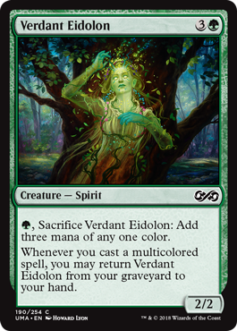 Verdant Eidolon (Ultimate Masters) Light Play Foil