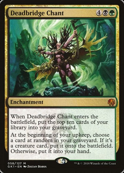 Deadbridge Chant (Guilds of Ravnica: Guild Kits) Light Play
