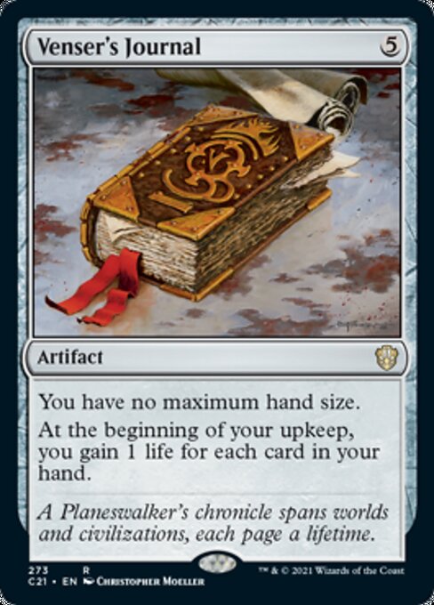 Venser's Journal (Commander 2021 Strixhaven) Light Play