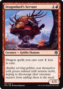 Dragonlord's Servant (Iconic Masters) Light Play