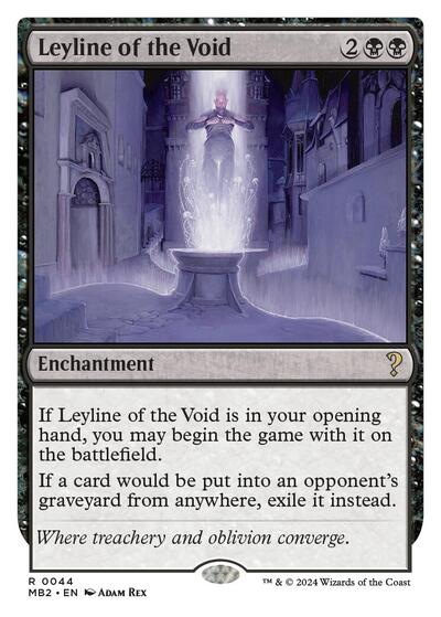 Leyline of the Void (White Border) (Mystery Booster 2) Near Mint