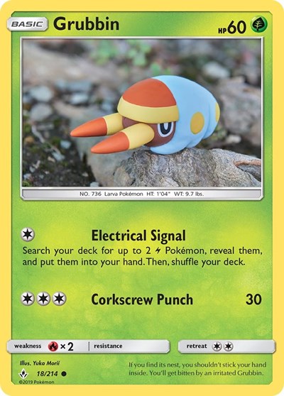 Grubbin (SM - Unbroken Bonds) Near Mint
