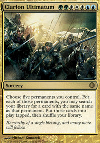 Clarion Ultimatum (Shards of Alara) Light Play